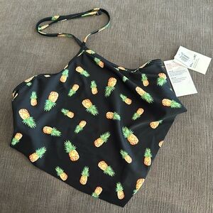 OLD NAVY Girls Pineapple Bikini Swim Top L (10-12) NWT